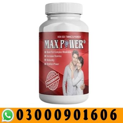 Max Power Herbal Capsule – Herbal Strength & Vitality Booster